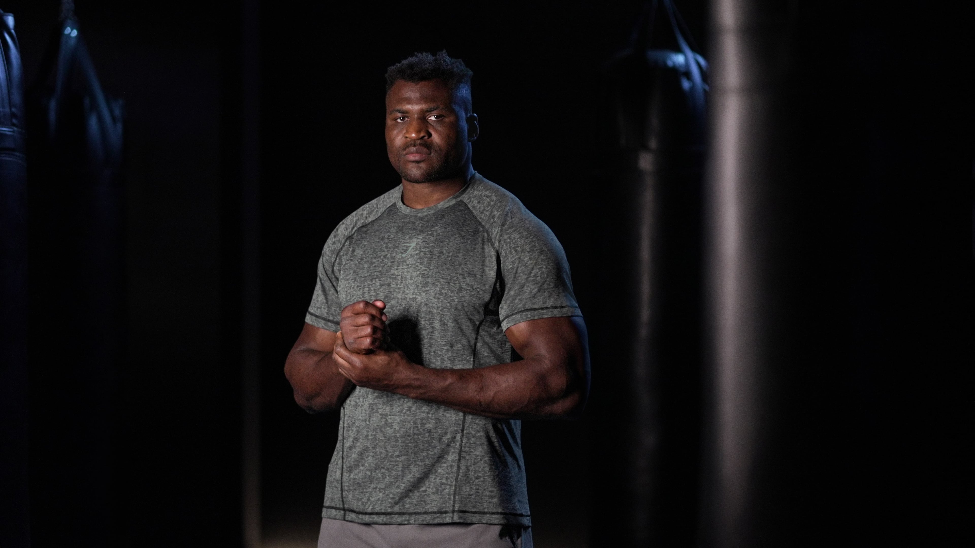 Francis Ngannou is built different.