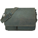 Van Shoulder Bag with Many Compartments Business Bag Men Leather