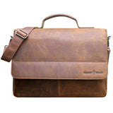Lenn Business Bag Women Briefcase Leather Shoulder Bag Men