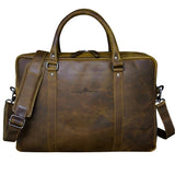 Riley Modern Women Briefcase Leather Laptop Bag 15.6 Inch Men