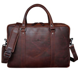 Riley Modern Women Briefcase Leather Laptop Bag 15.6 Inch Men