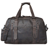Rudy Leather Weekender Men Duffle Bag Carry-On Luggage Women Vintage
