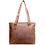 Olivia Top Handle Shoulder Bag Women Leather Shopper Bag Tote