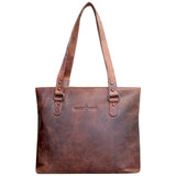 Olivia Top Handle Shoulder Bag Women Leather Shopper Bag Tote