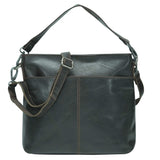 Lisa Handbag Leather Shoulder Bag with Interchangeable Straps