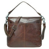 Lisa Handbag Leather Shoulder Bag with Interchangeable Straps