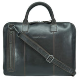 Ian Leather Laptop Bag 14 Inch Women: Padded, Wide Opening & Light