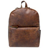 Brit Leather Backpack Bag Women Leisure Backpack Men Daypack
