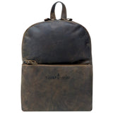 Brit Leather Backpack Bag Women Leisure Backpack Men Daypack