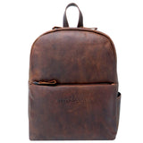 Brit Leather Backpack Bag Women Leisure Backpack Men Daypack