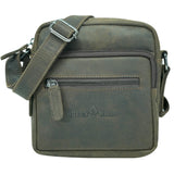 Lars Men Small Shoulder Bag Women Leather Bag Brown
