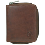 Greta Genuine Leather Wallet Women with Zip Pocket RFID Blocking