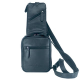 Jim Chest Bag Men with Smartphone Pocket Leather Sling Bag Women