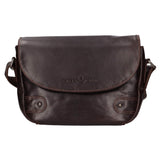 Brice Crossbody Bag Women Leather Shoulder Bag Brown Medium