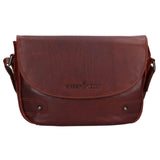 Brice Crossbody Bag Women Leather Shoulder Bag Brown Medium