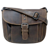 Lea Leather Bag Women Small Shoulder Bag Brown Crossbody