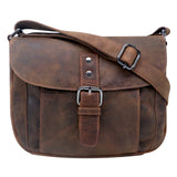 Lea Leather Bag Women Small Shoulder Bag Brown Crossbody