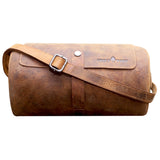 Molinero Cylinder Bag Leather Shoulder Bag Women Round Crossbody Bag