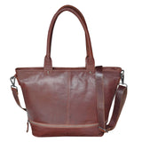 Birgit Handbag Women Leather Shopper Bag With Zipper