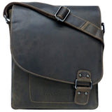 Hedwig College Bag Leather Women Crossbody Men Shoulder Bag A4