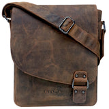 Hedwig College Bag Leather Women Crossbody Men Shoulder Bag A4