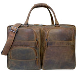 Max Men Travel Bag Leather XXL Weekender Bag Women Large