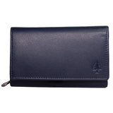 Yuki Large Wallet Women Purse Leather Red RFID Protection