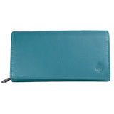 Jiro Large Purse Women with Many Compartments Leather Wallet Men