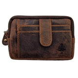 Leif Key Case with Card Slot and Coin Pocket Leather Key Pouch