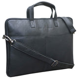 Fred Laptop Bag 13 inch Leather with Detachable Shoulder Strap MacBook Air Sleeve