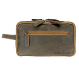 Gabi Toiletry Bag Men Leather Wash Bag Women Water Repellent