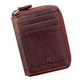 Gus Card Case with Coin Pocket Women Card Wallet Men Leather