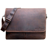 Leo Shoulder Bag Women Large Messenger Bag Men Laptop Bag 15.6"