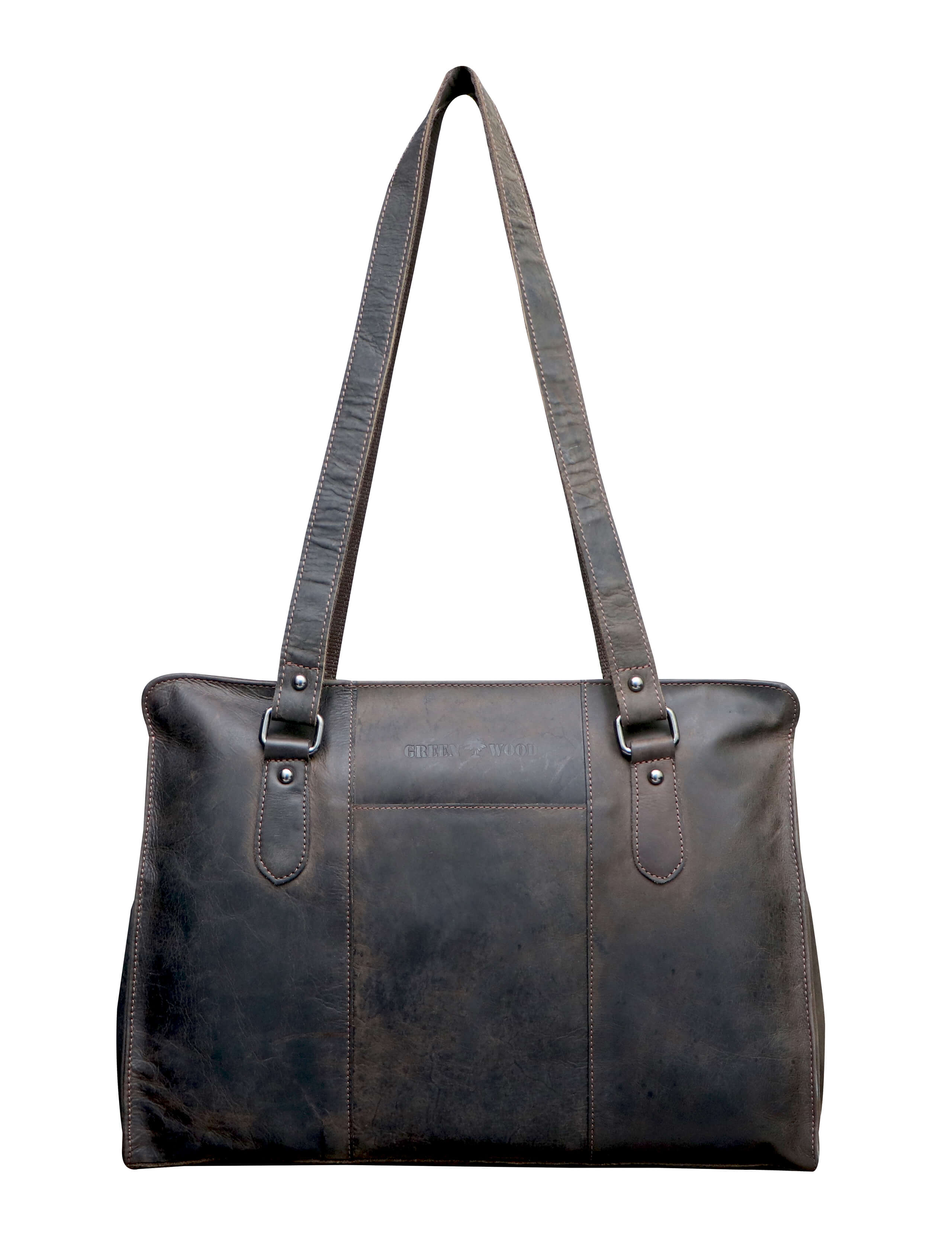 Madi Schultertasche Damen Henkeltasche Leder Shopper Tasche