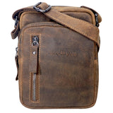 Nili Small Shoulder Bag with Many Compartments Crossbody Bag Leather