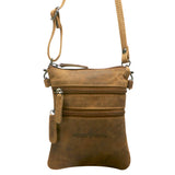 Ray Leather Phone Bag with Shoulder Strap Women Crossbody with Belt Loop