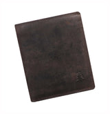 Tim Portrait Wallet Men Leather Billfold Wallet RFID Blocking