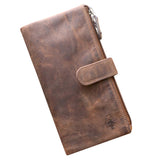 Elsa Purse with Zip Pockets Women Leather Wallet RFID