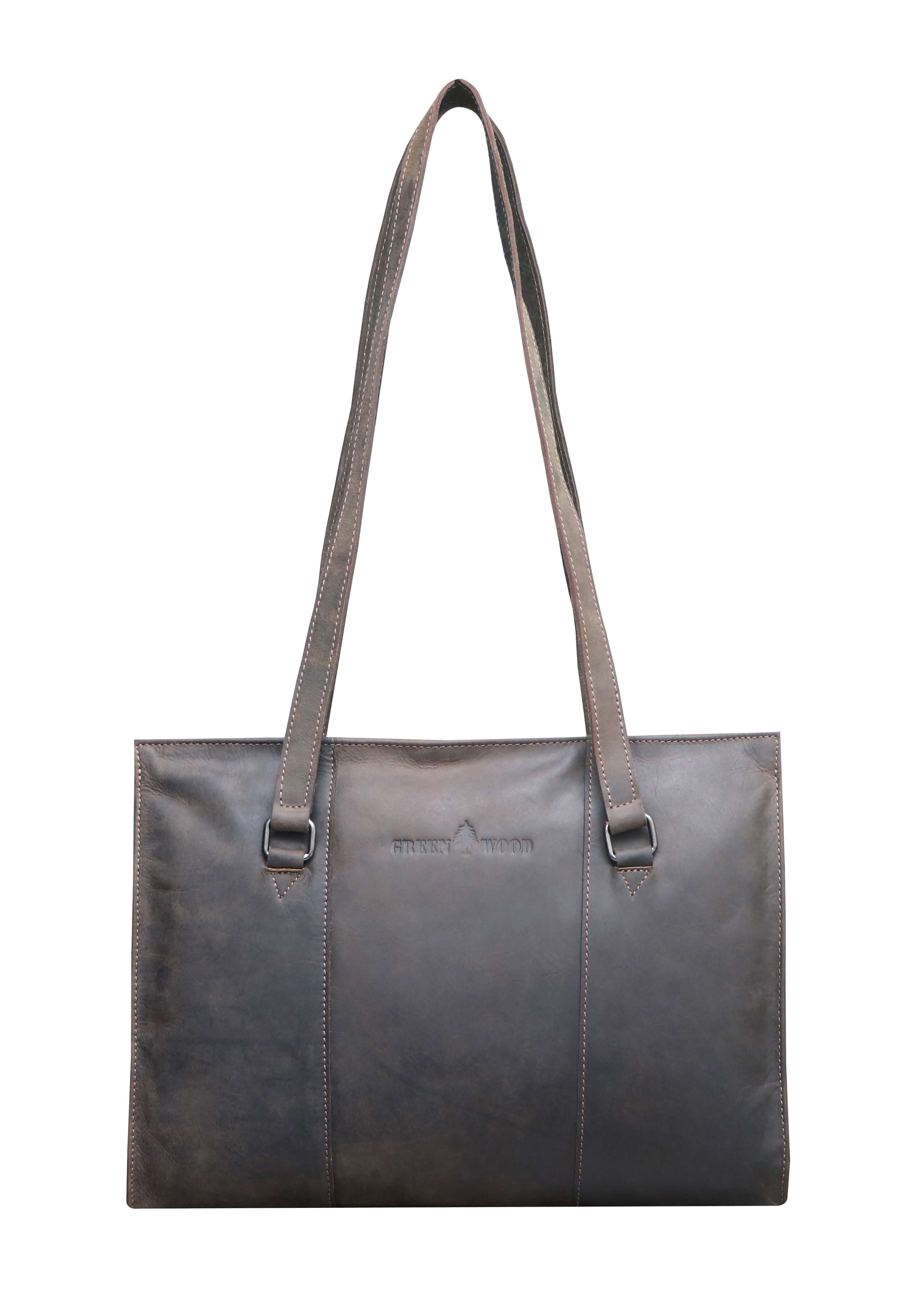 Emily Shopper Tasche Damen Henkeltasche Leder Unterarm Schultertasche