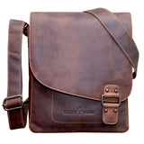 Hetwig Leather Bag Men Small Shoulder Bag Women Crossbody Bag