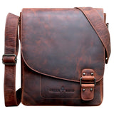 Hetwig Leather Bag Men Small Shoulder Bag Women Crossbody Bag