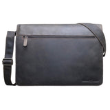Marc Shoulder Bag Men Large Laptop Bag 15.6" Leather Bag Women