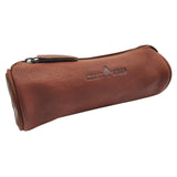 Mason Pencil Case Leather Girls Pencil Pouch with Zipper Vintage