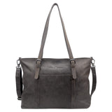 Silky Business Bag Women Large Leather Shopper with Shoulder Strap