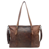 Silky Business Bag Women Large Leather Shopper with Shoulder Strap